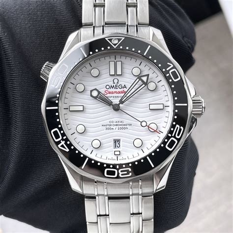 omega seamaster 300 white dial.